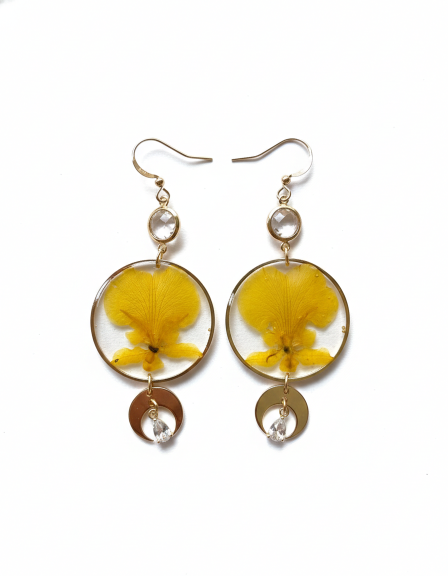 Dancing Orchid Soul Earrings