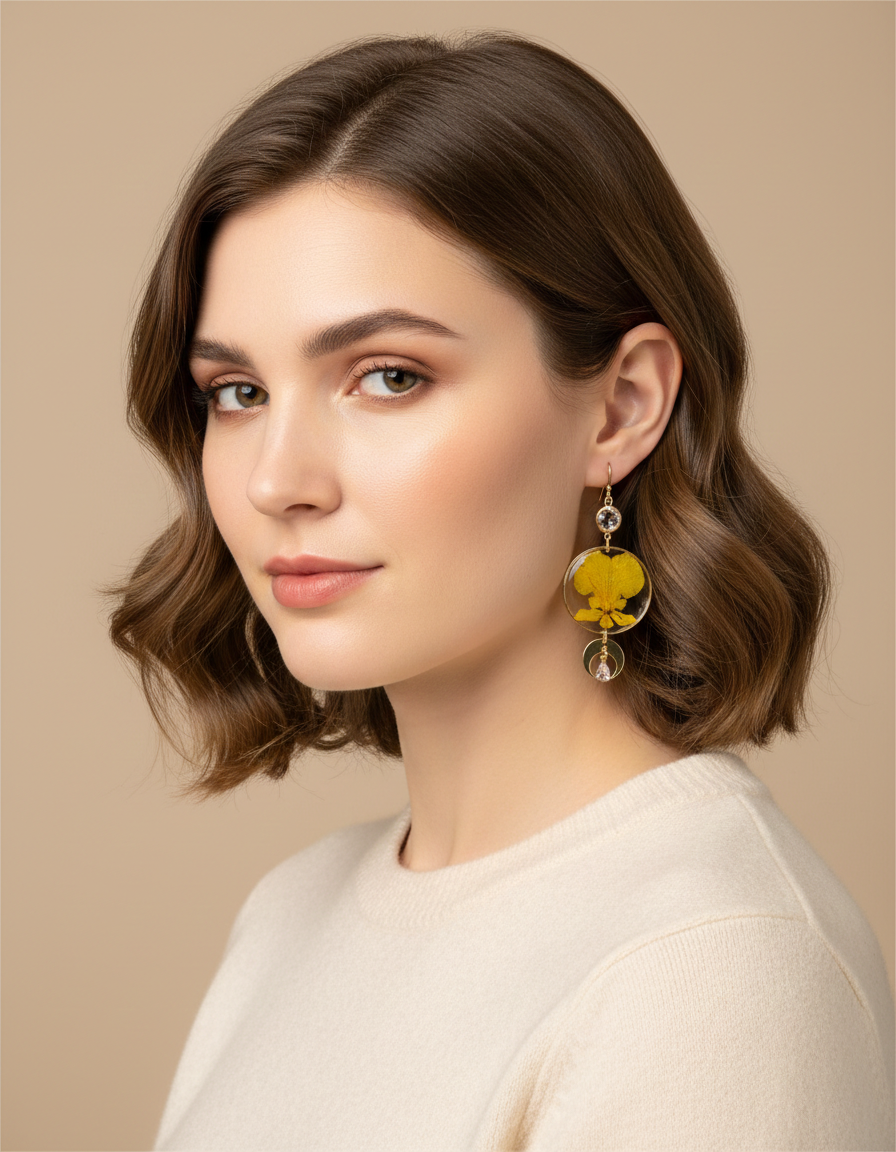 Dancing Orchid Soul Earrings