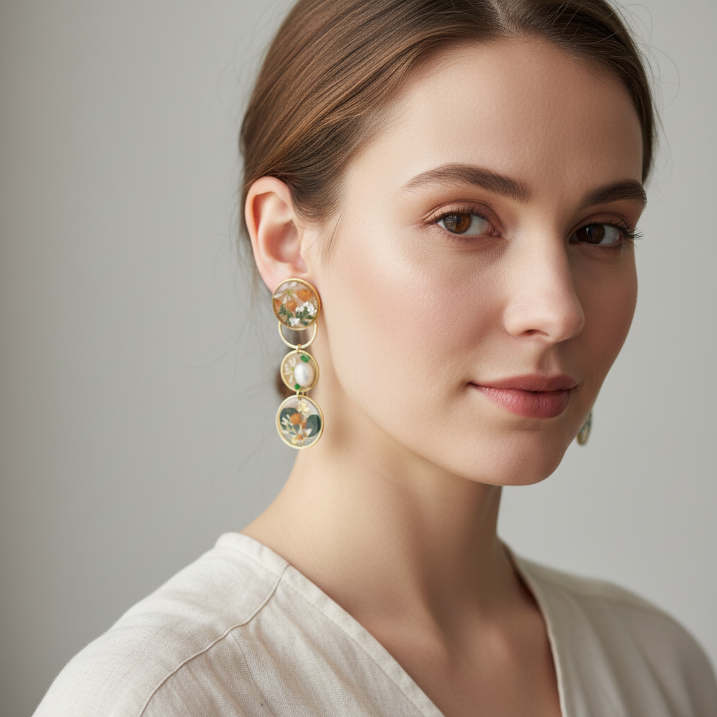 Floating Forest Earrings