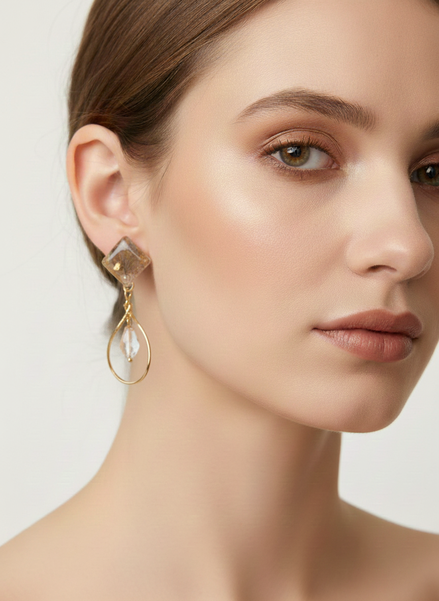 Golden Vein Earrings