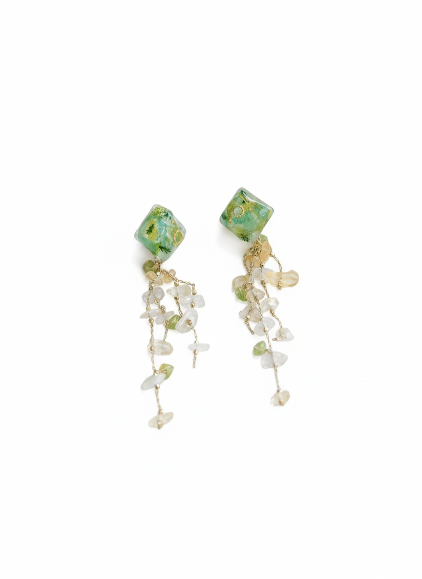 Forest Hydrangea Earrings