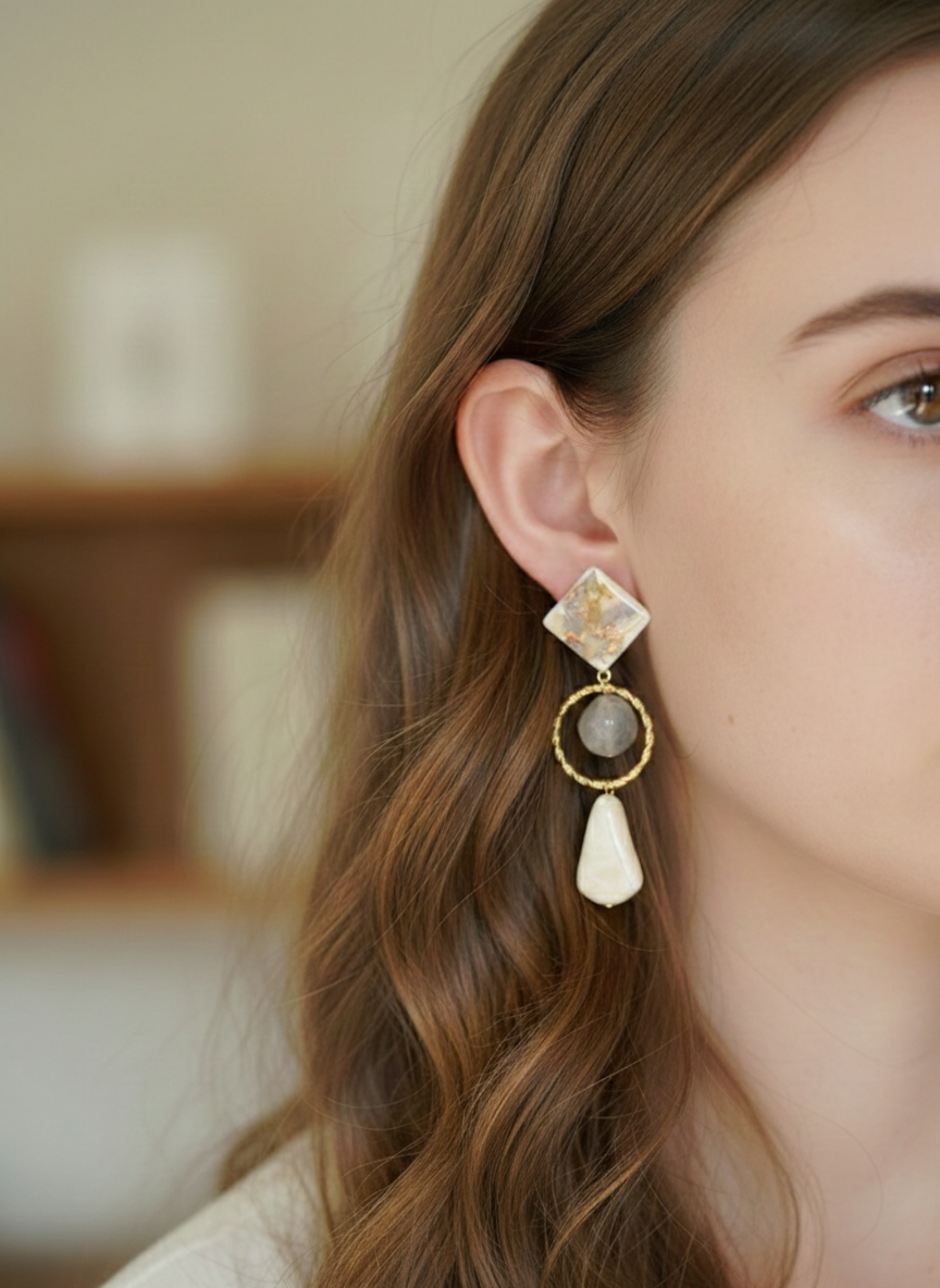 Ethereal Hydrangea Earrings