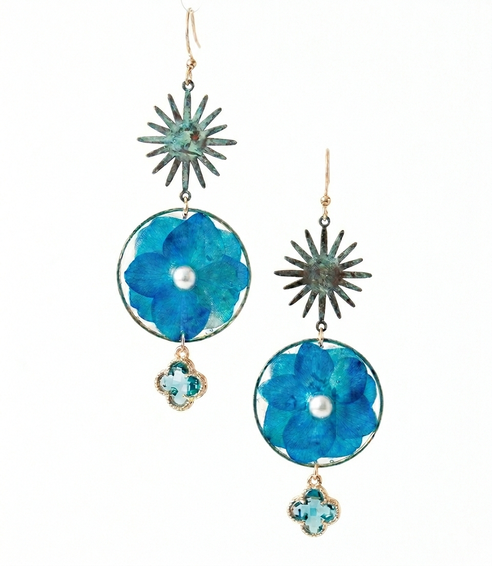 Midsummer Starlight Earrings (Crown Chakra)