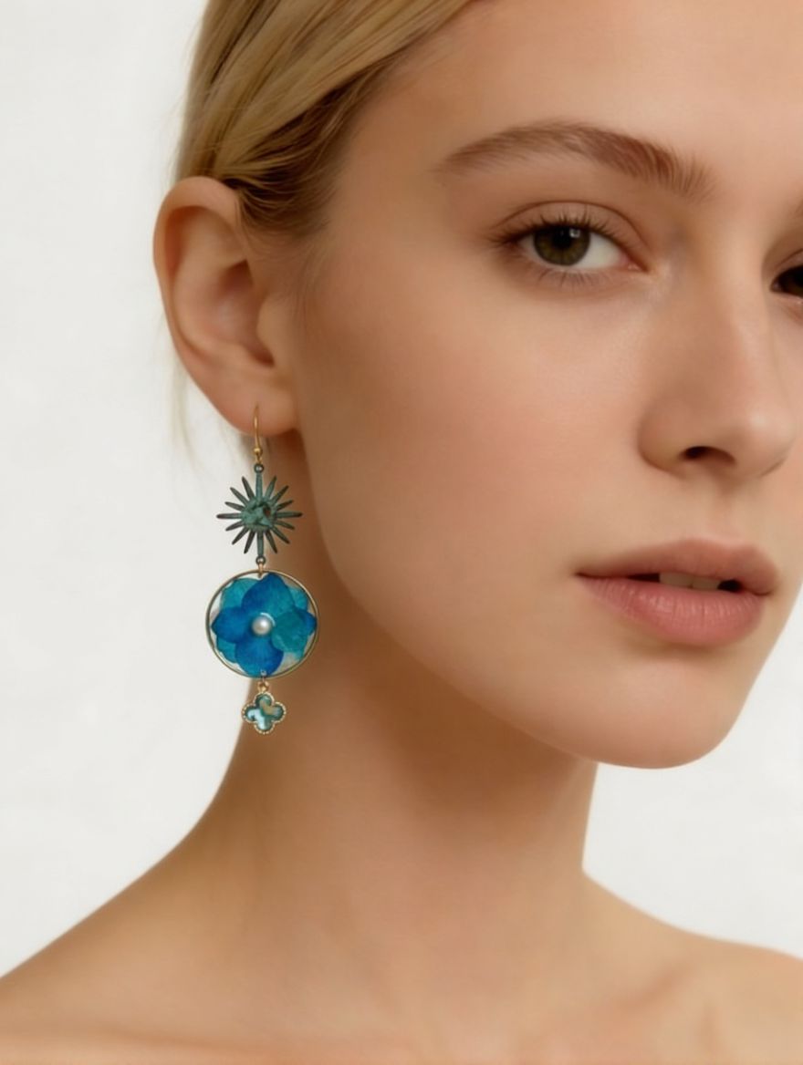 Midsummer Starlight Earrings (Crown Chakra)