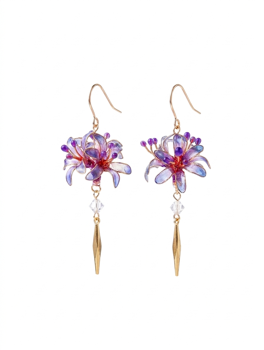 Midnight Muse Earrings (Crown Chakra)