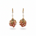 Rosé Artisan Drops Earrings