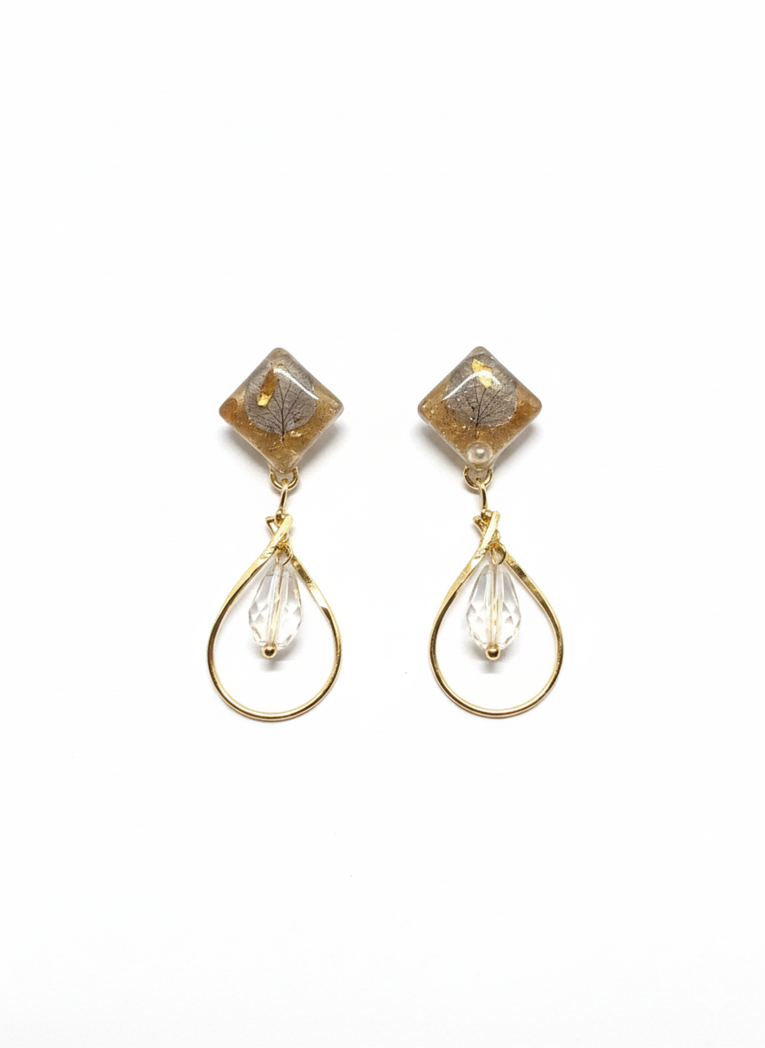 Golden Vein Earrings
