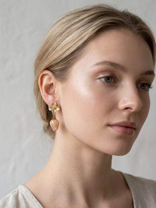 Awakened Bloom Earrings (Solar Plexus Chakra)