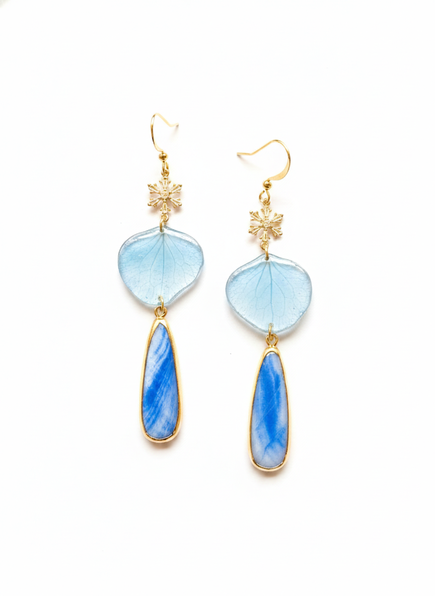 Winter Ginkgo Earrings