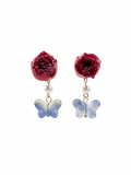 Blushing Solitude Earrings (Root Chakra)